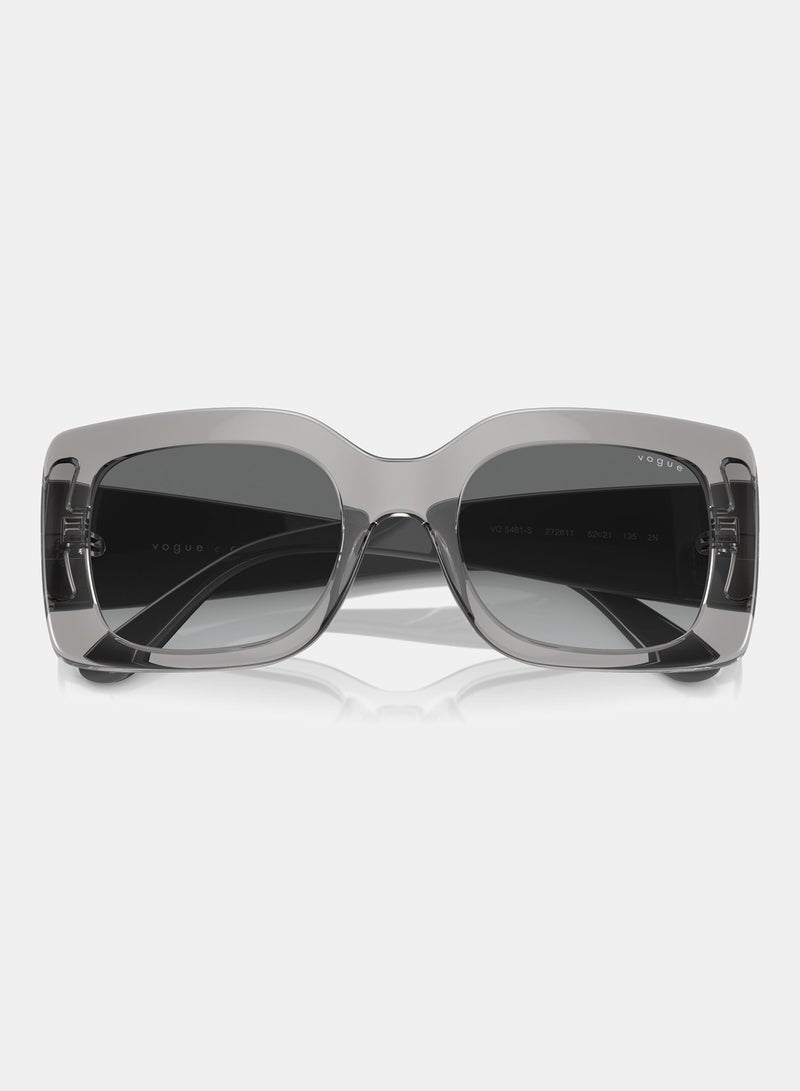 Vogue Full Rim Rectangular Sunglasses 0VO5481S - Image 5